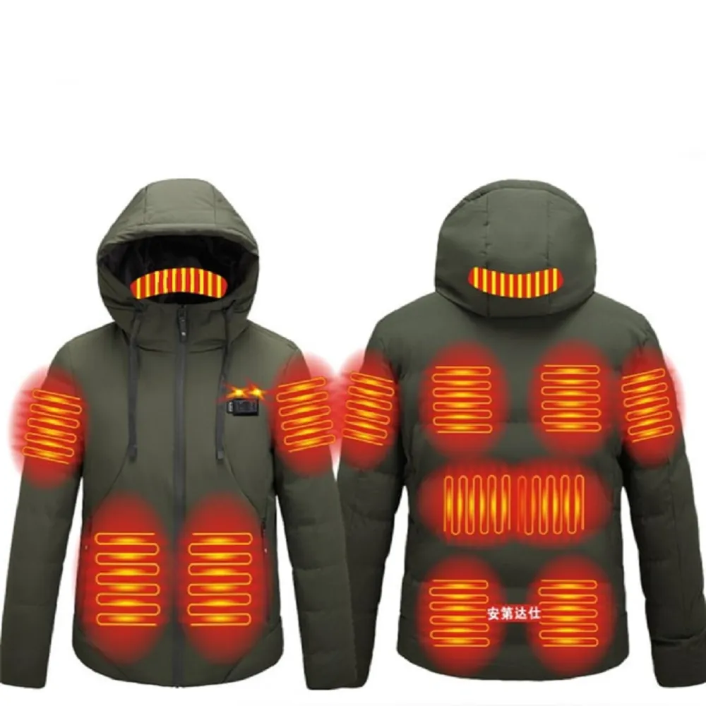 11 area heated vest men & women smart jacket