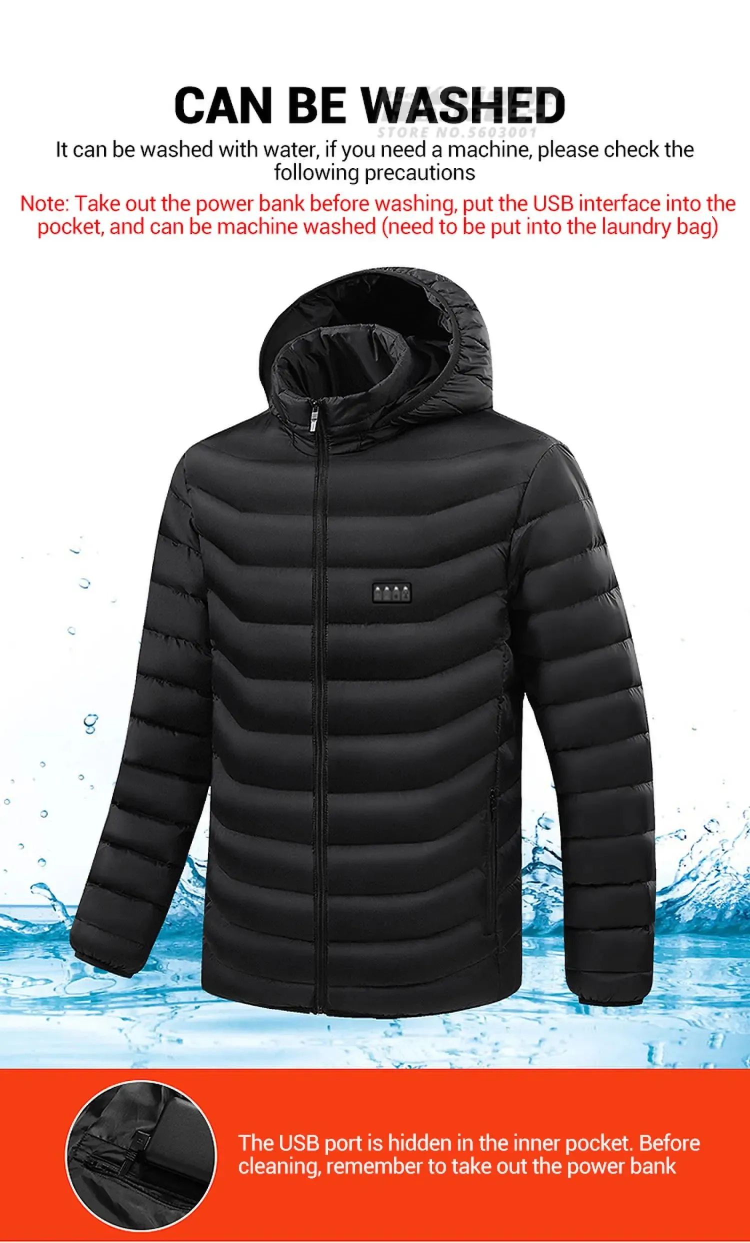 21 Areas Heated Jacket Winter Men's Women's Motorcycle Jacket USB Electric Heating Jacket Heated Vest Moto Thermal Clothing Coat