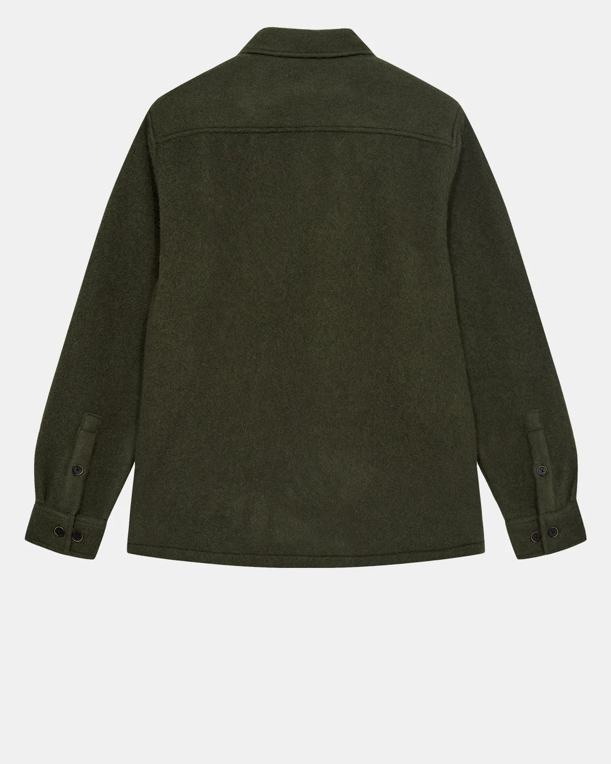 Anerkjendt akoscar boiled wool overshirt forest night