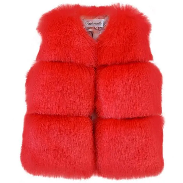 Baby Girl Winter Vest Coat