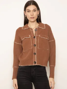 CASEY WHIPSTITCH SWEATER JACKET