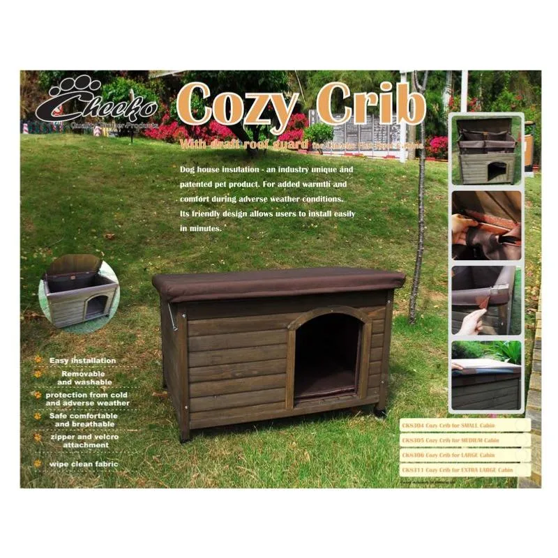 Cheeko | Cozy Crib | Dog & Cat Kennel Insulation