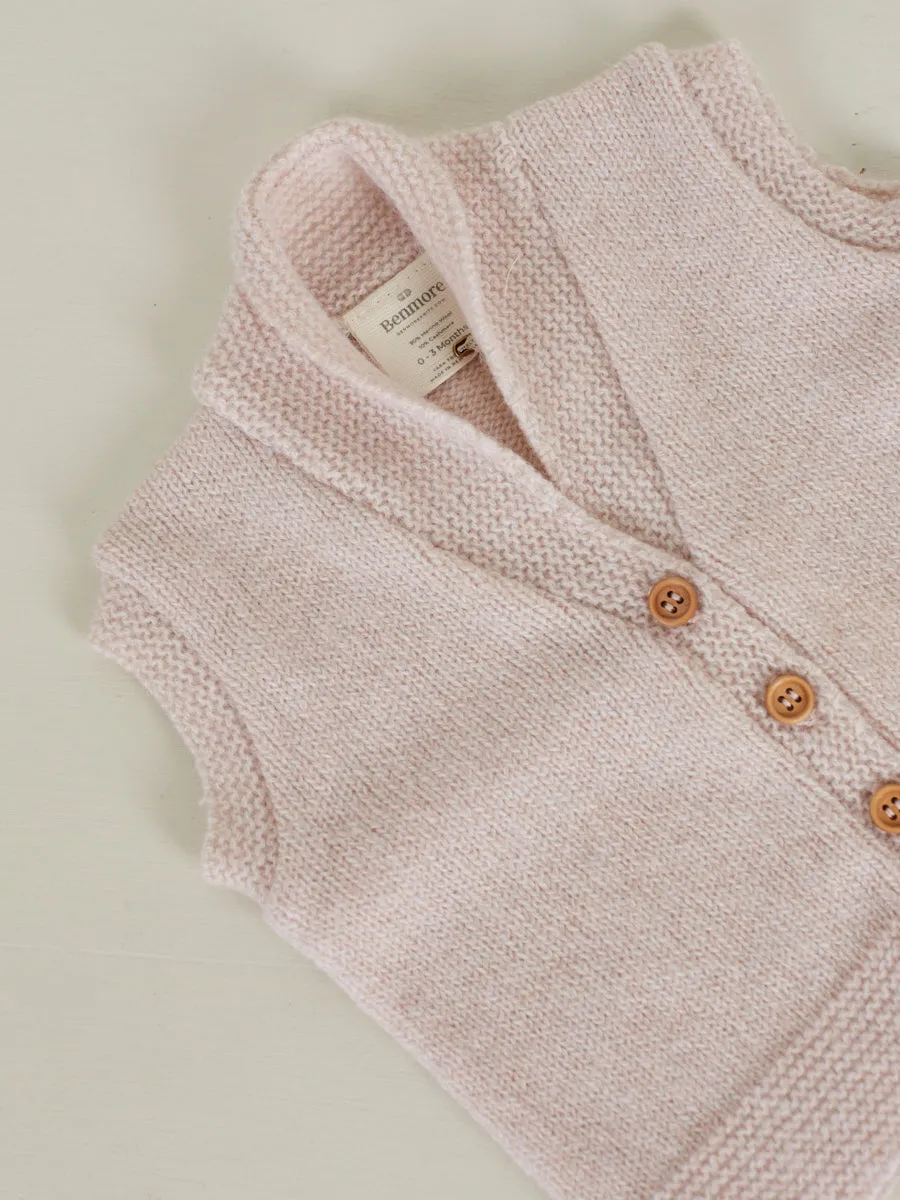 Classic Knit Vest | Blush Pink