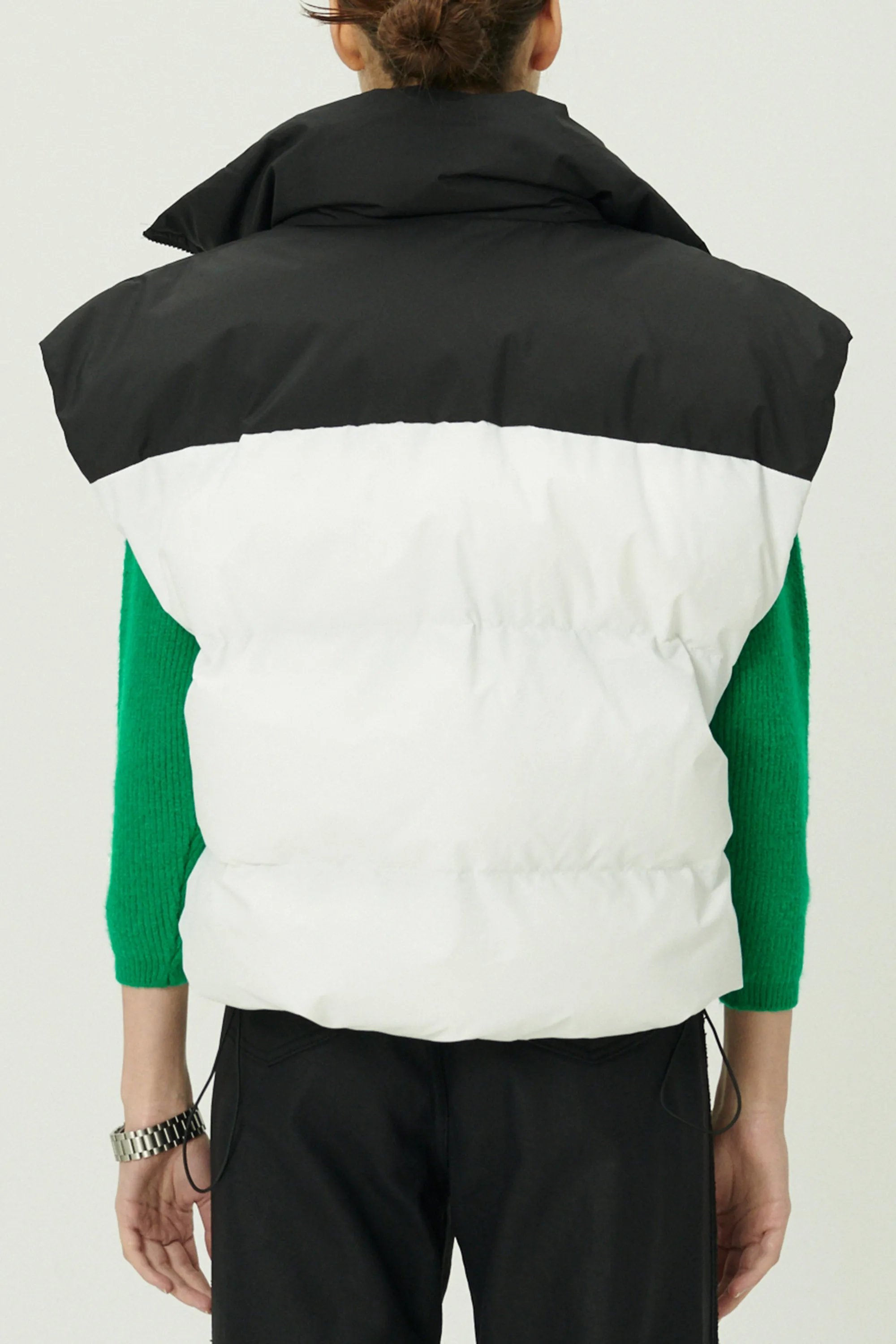 Claudia Color Block Puffer Vest