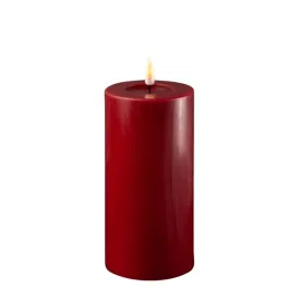 Deluxe Bordeaux LED Candle 3X6 Inch