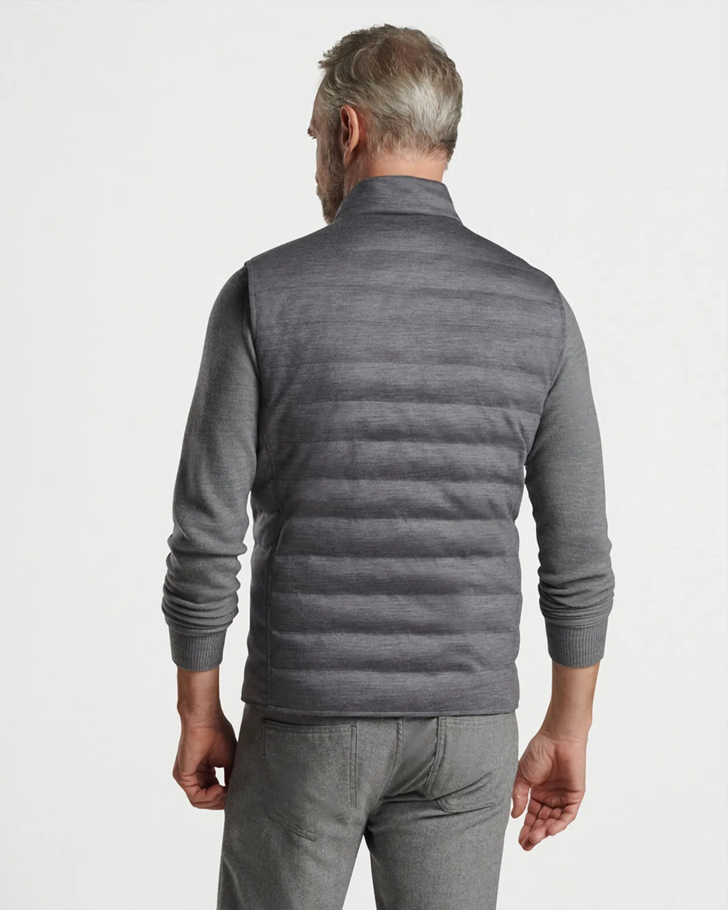 EXCURSIONIST FLEX REVERSIBLE KNIT VEST - NICKEL/VINTAGE INDIGO