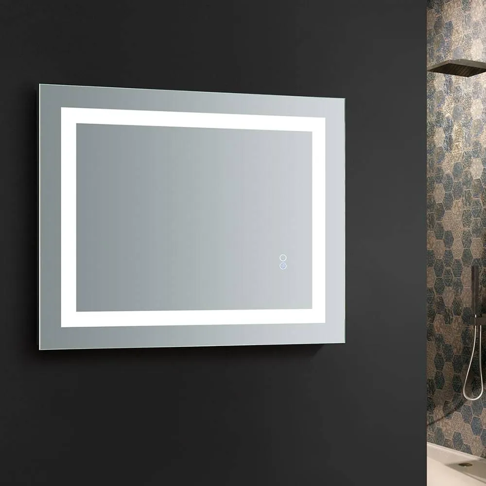 Fresca FMR022430 Santo 24" Wide x 30" Tall Bathroom Mirror with LED Lighting