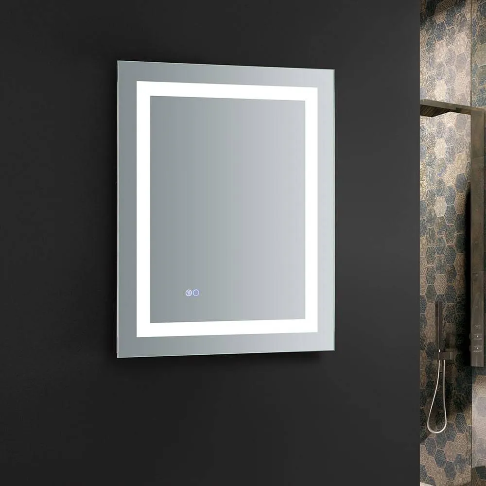 Fresca FMR022430 Santo 24" Wide x 30" Tall Bathroom Mirror with LED Lighting