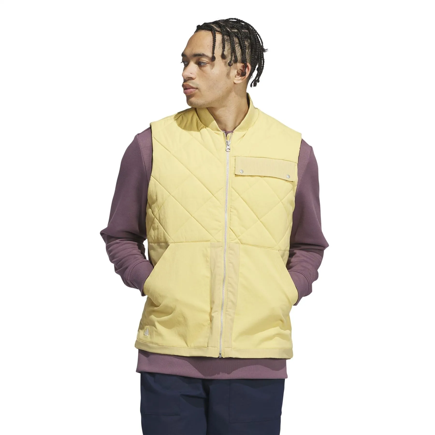 Go-To Quilted DWR Vest Oat - AW24