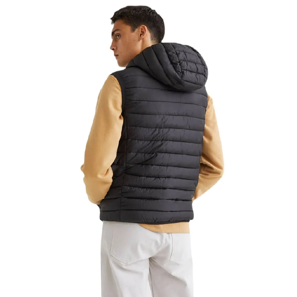 H&M Padded Lightweight Vest, black