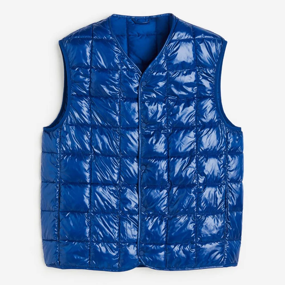 H&M Slim Fit Padded Vest, blue