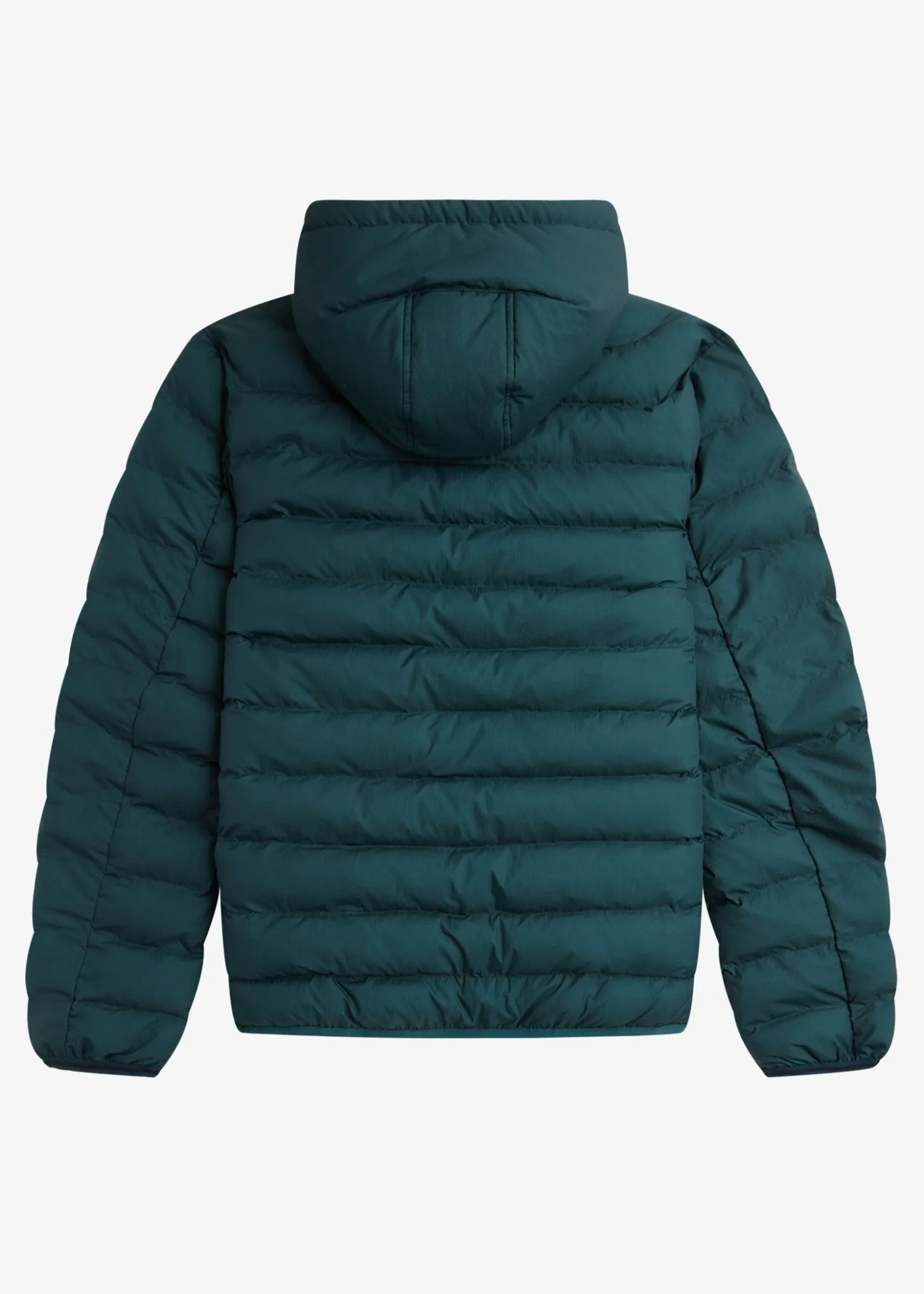 Hooded insulated jacket - petrol blue