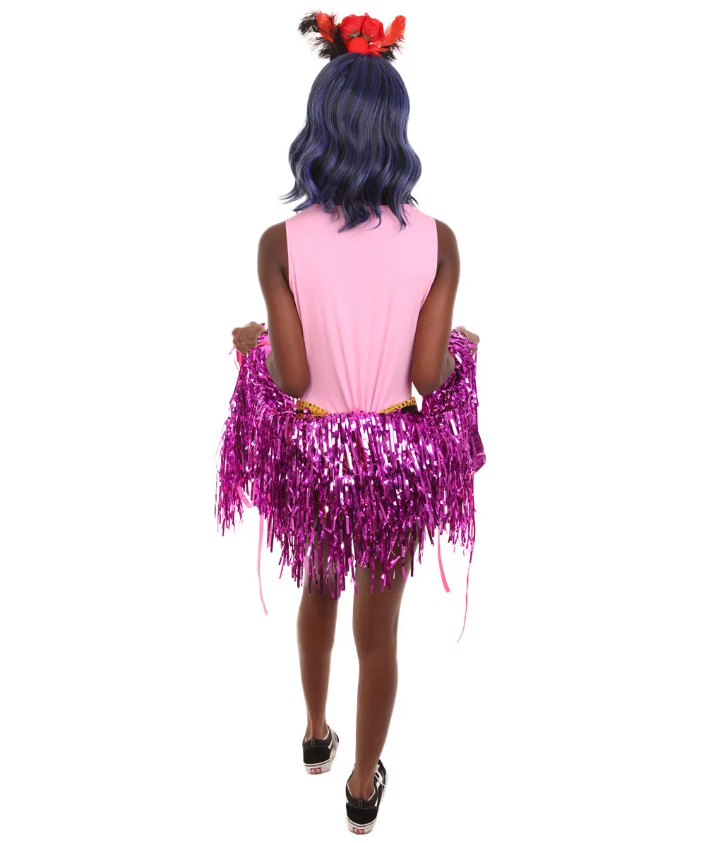 HPO Festival Unisex Fuchsia Tinsel Jacket Costume