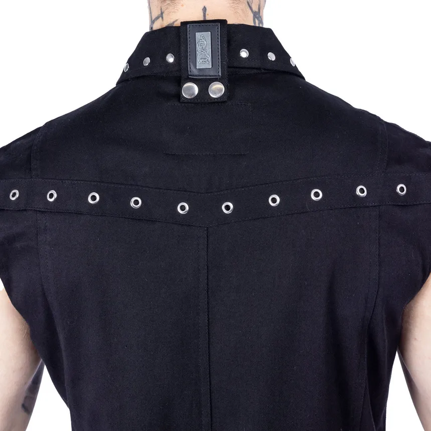 ISAIAS VEST - BLACK