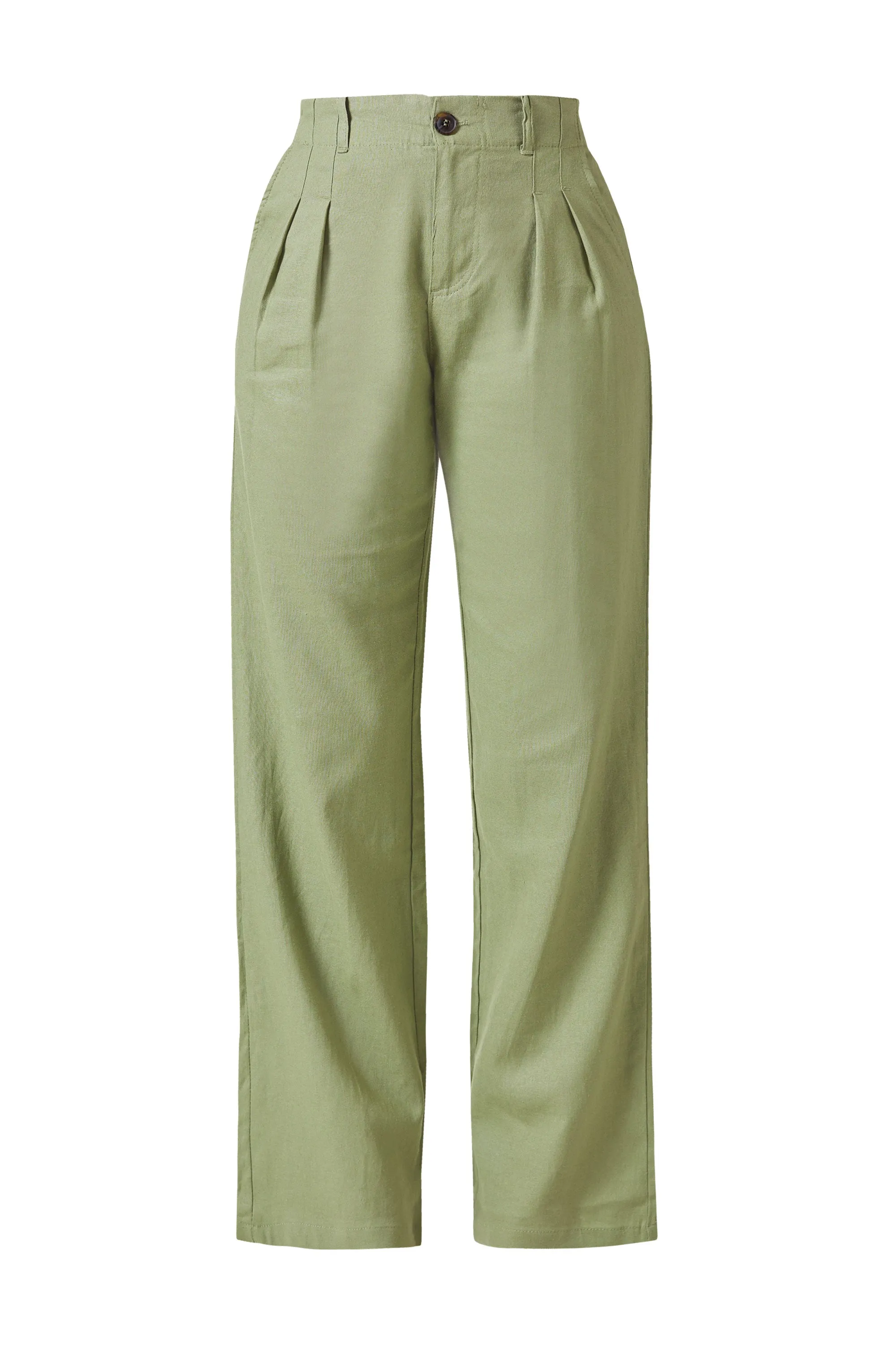 Kiva Sage Linen Pants