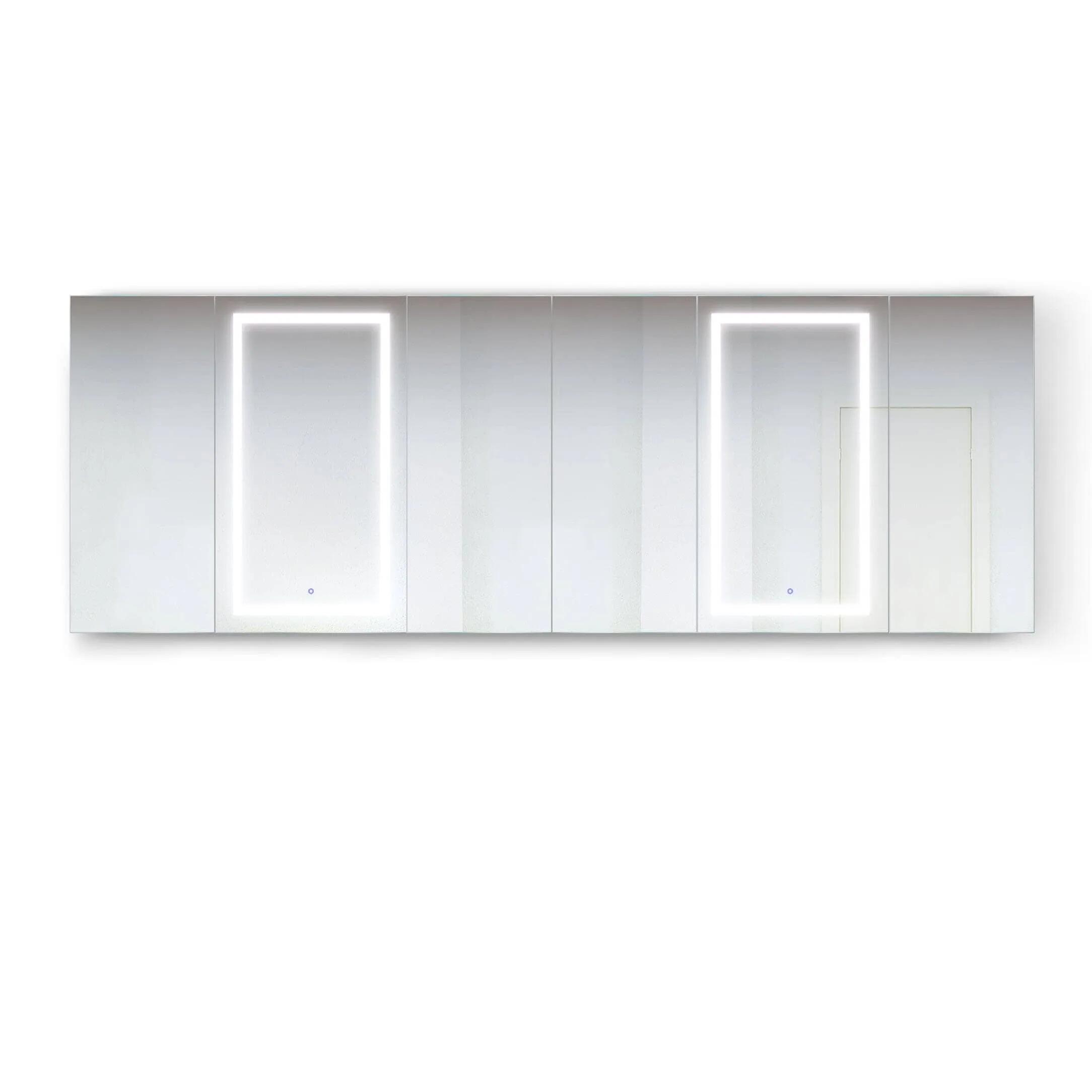 Krugg Svange 12042DLLLRRR 120″ X 42″ LED Medicine Cabinet