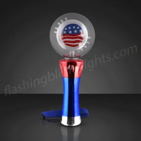 LED Light UP Magic Spinning American Flag