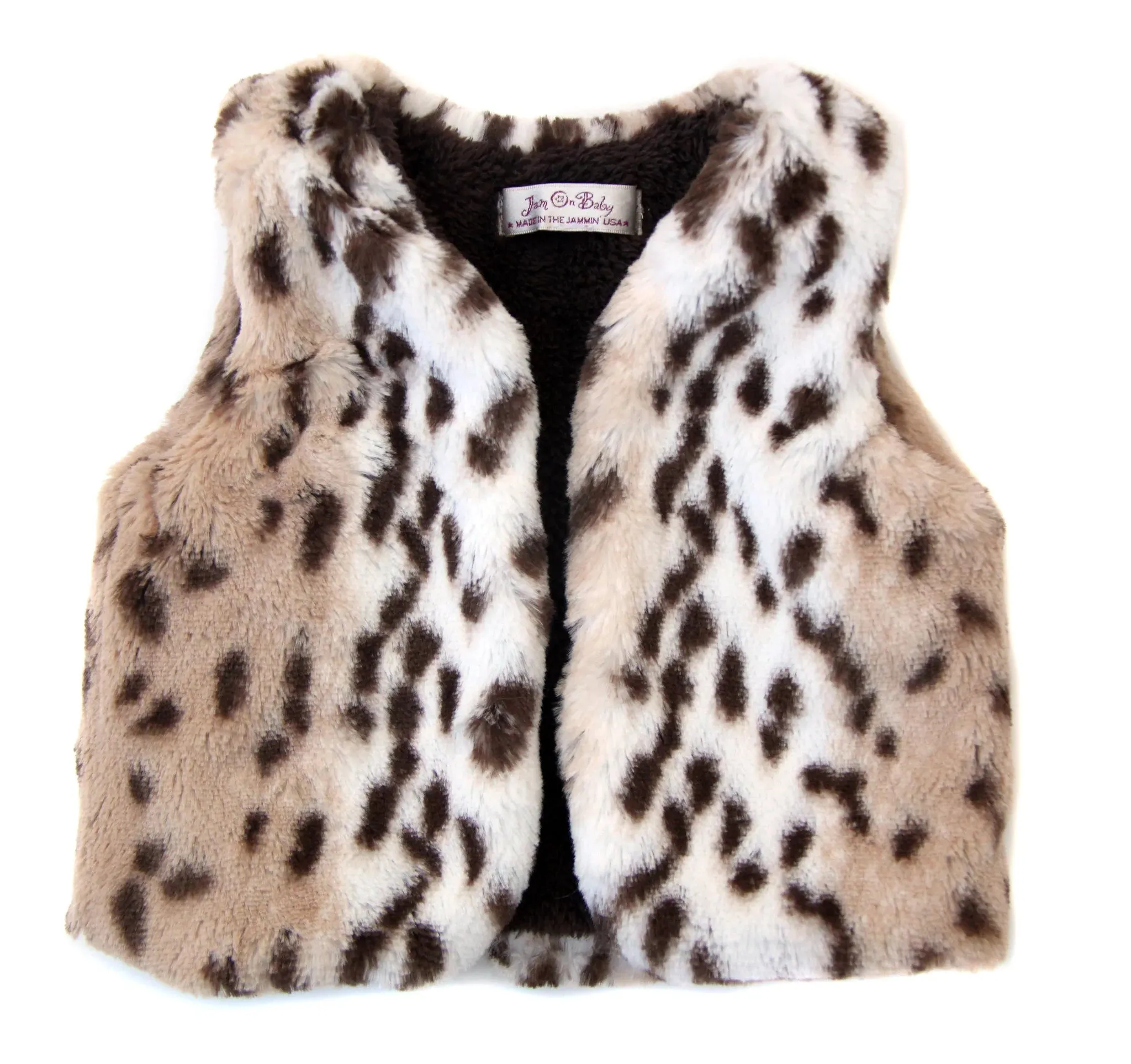 Leopard Reversible Cuddle Vest