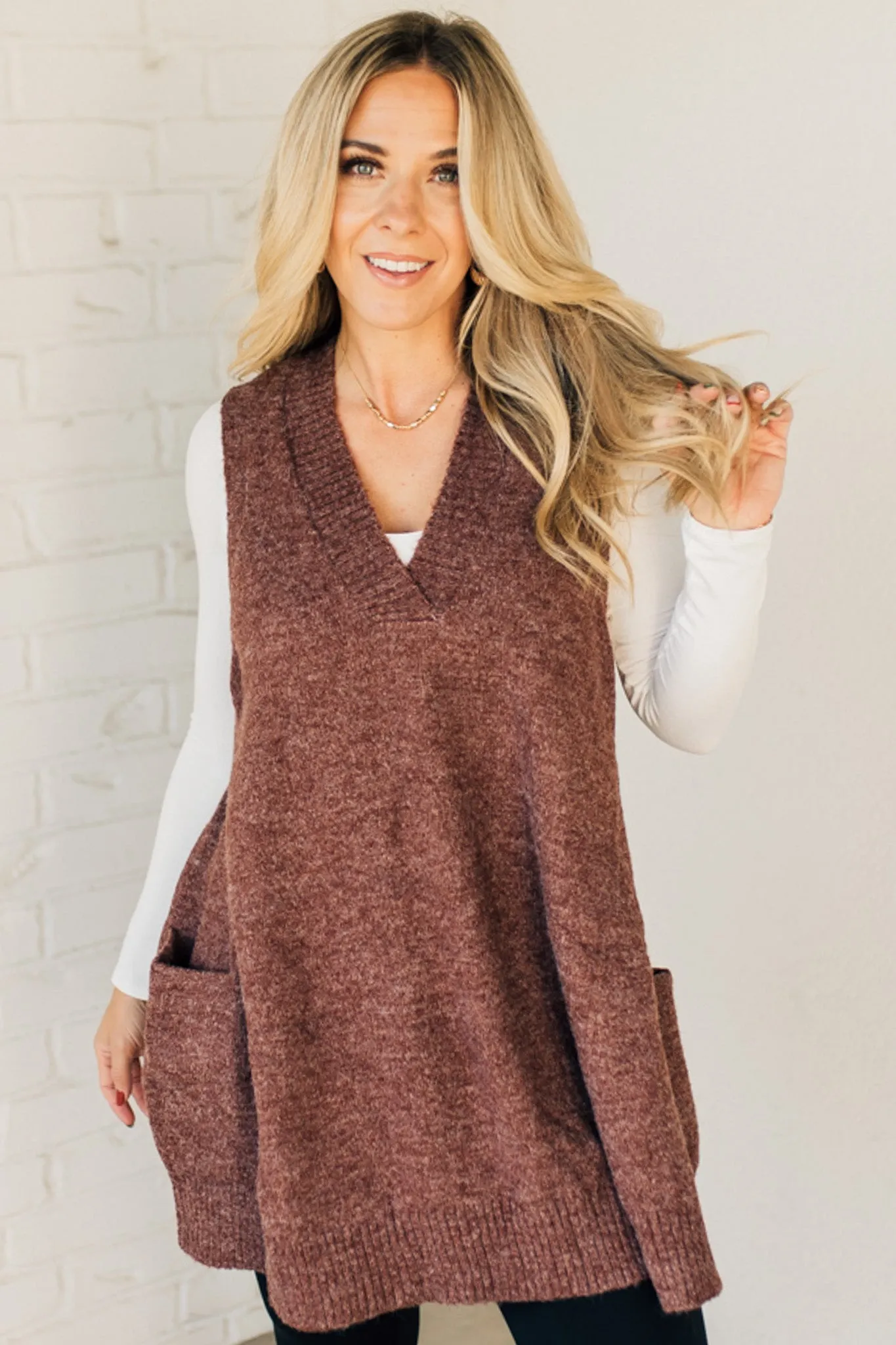 Lucy Long Sweater Vest