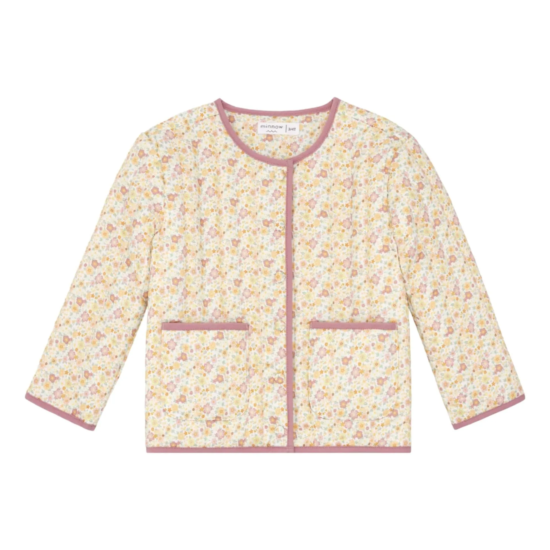 Marigold Floral Quilted Jacket