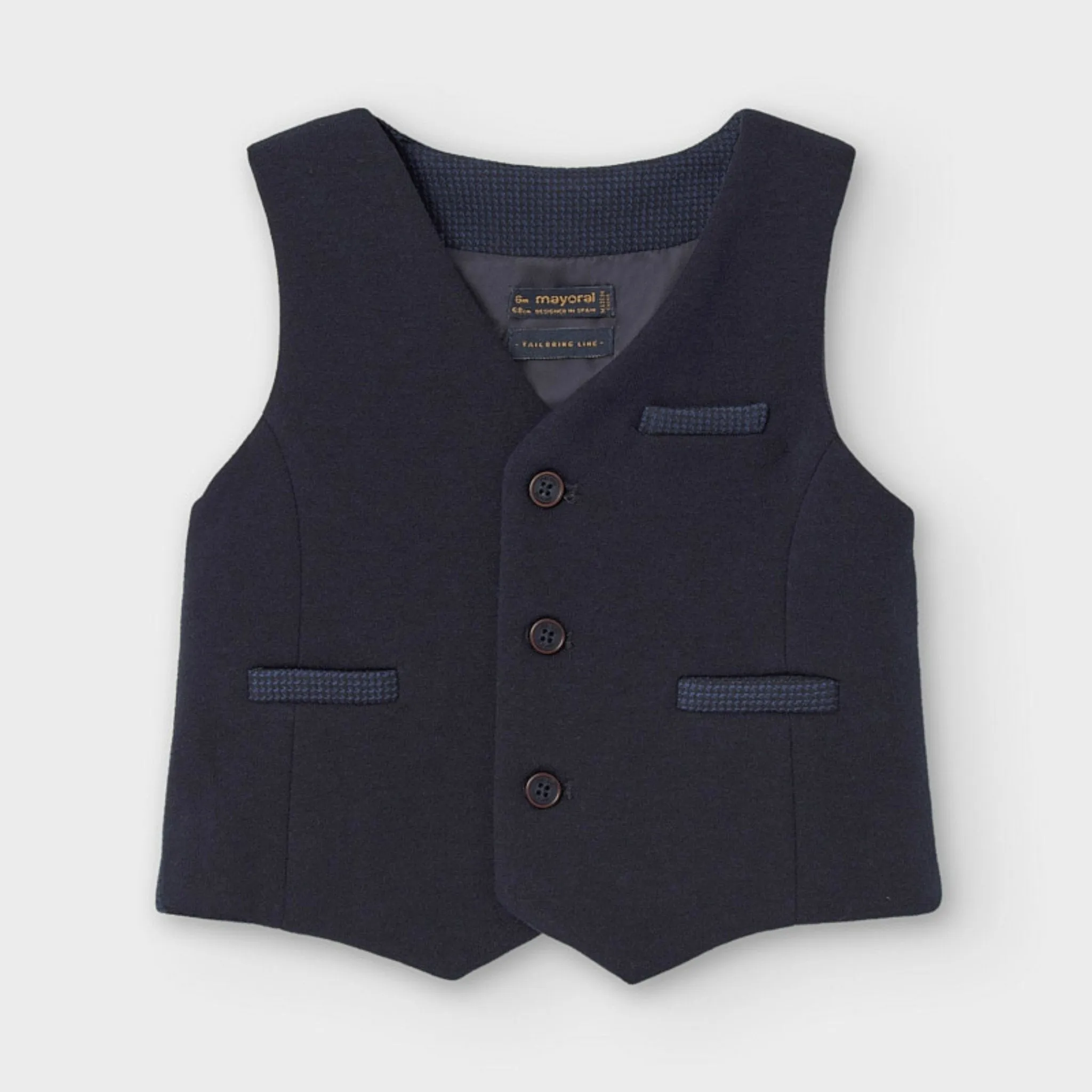 Mayoral Baby and Toddler Boys Navy Dress Vest