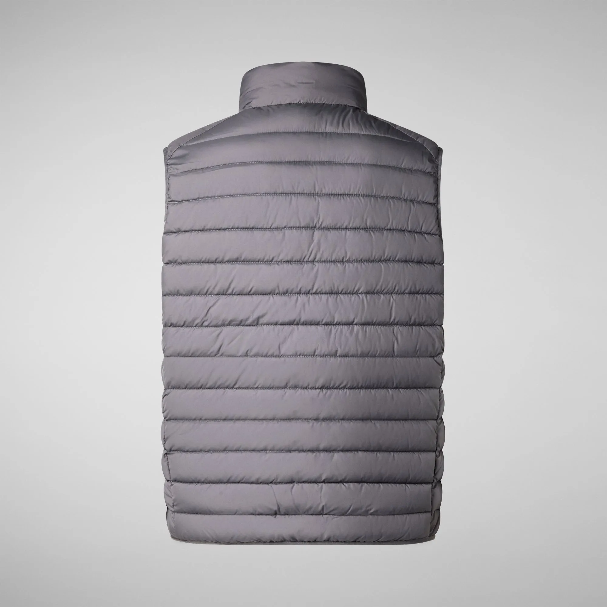 Men's  Animal free Puffer Vest Rhus in Mid Grey