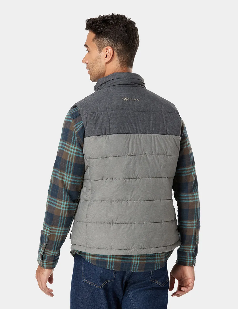 Men's Classic Heated Vest - Flecking Grey