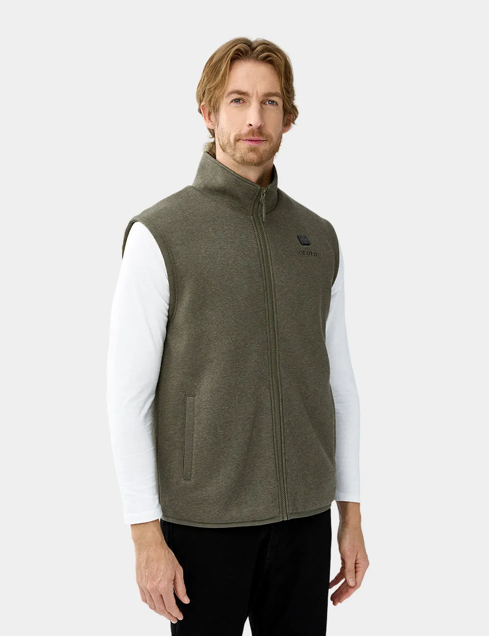 Men's Heated Fleece Vest - New Colours