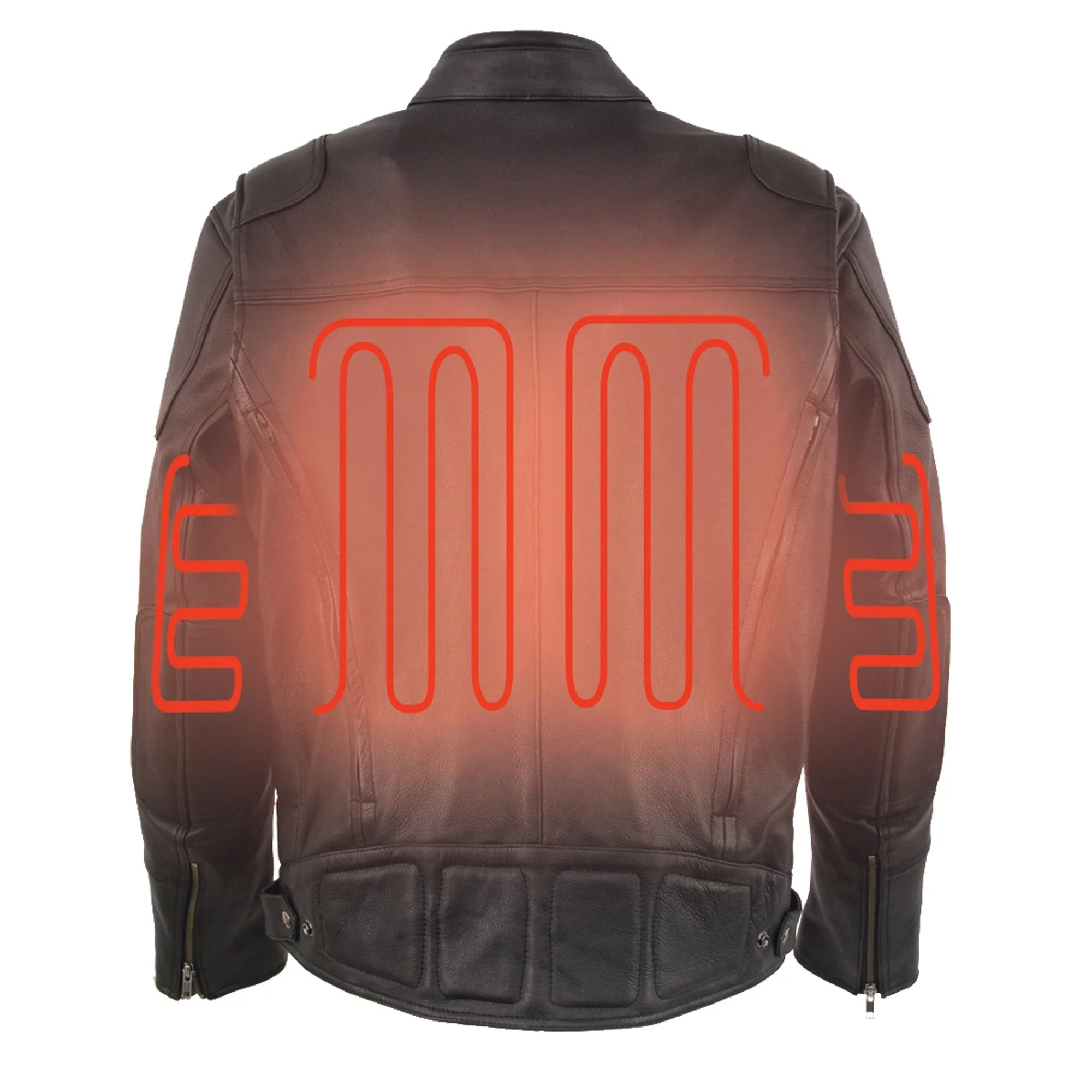 Men's Vented Scooter Jacket w/ Heated Technology