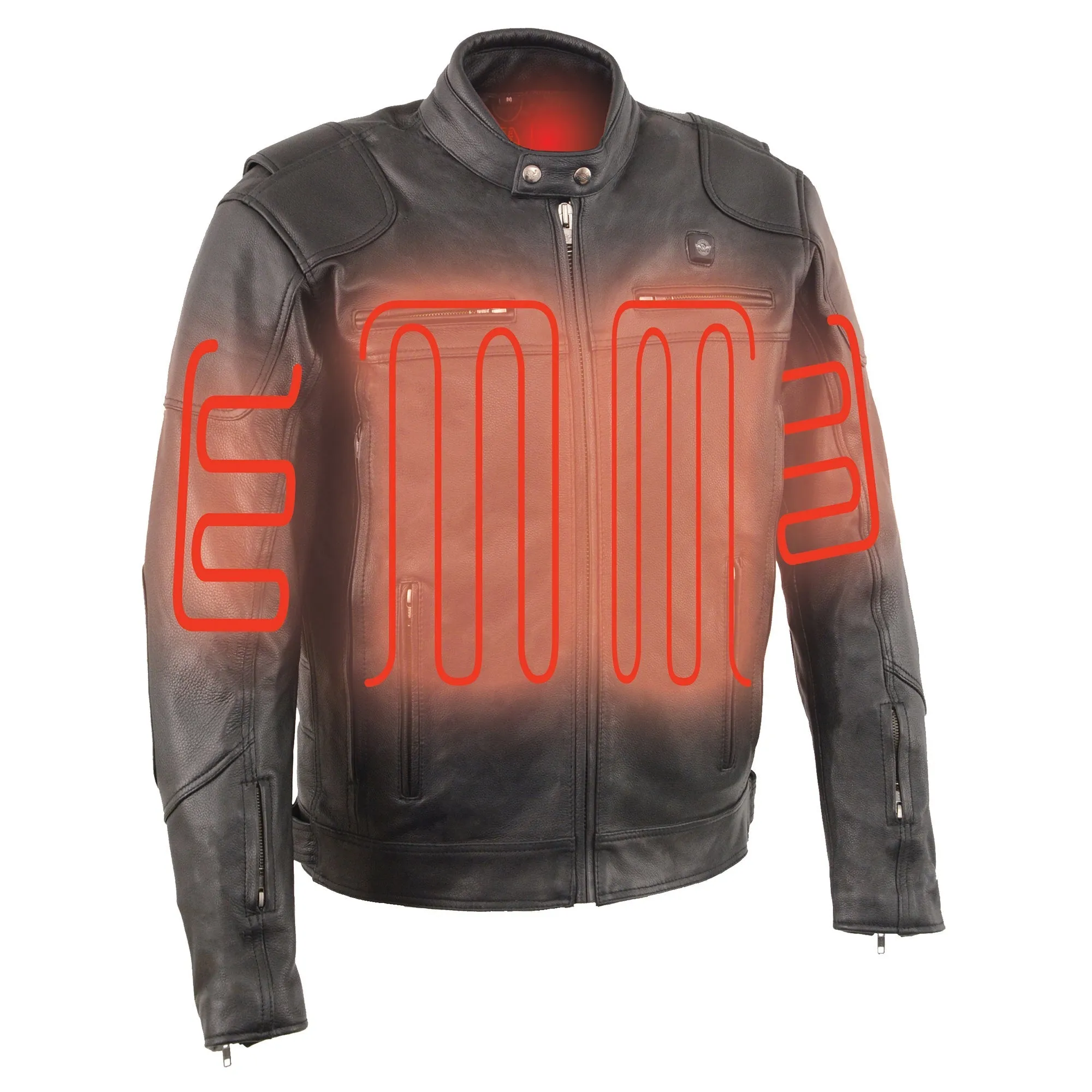 Men's Vented Scooter Jacket w/ Heated Technology