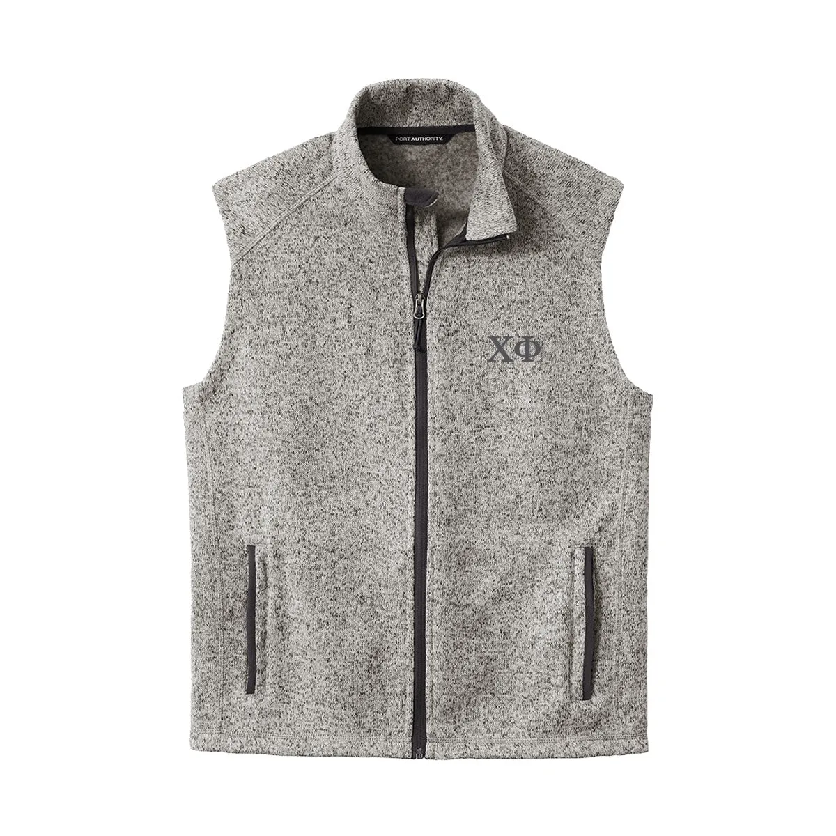 New! Chi Phi Heather Grey Vest