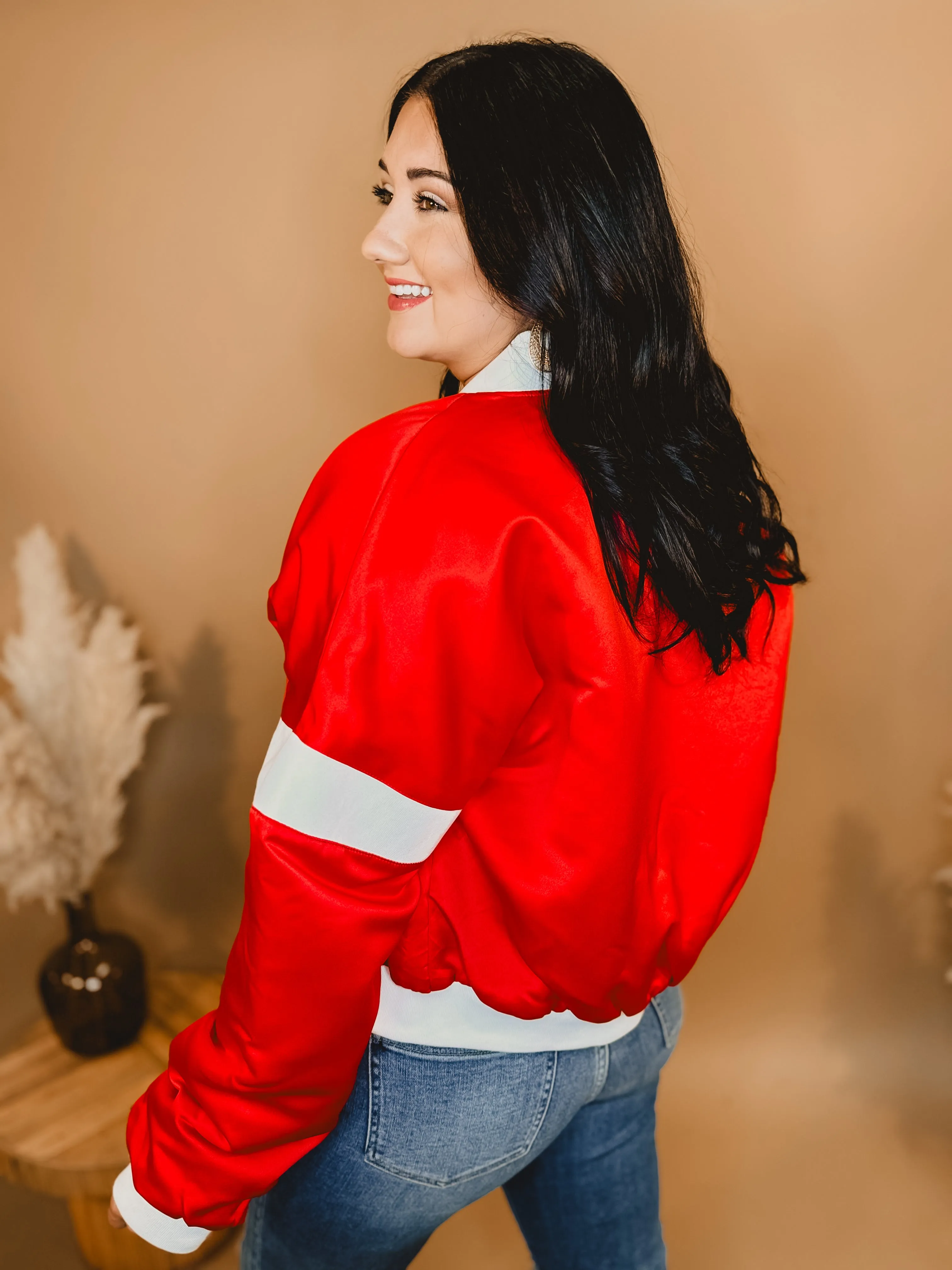 Ohio State Varsity Jacket - Red/White