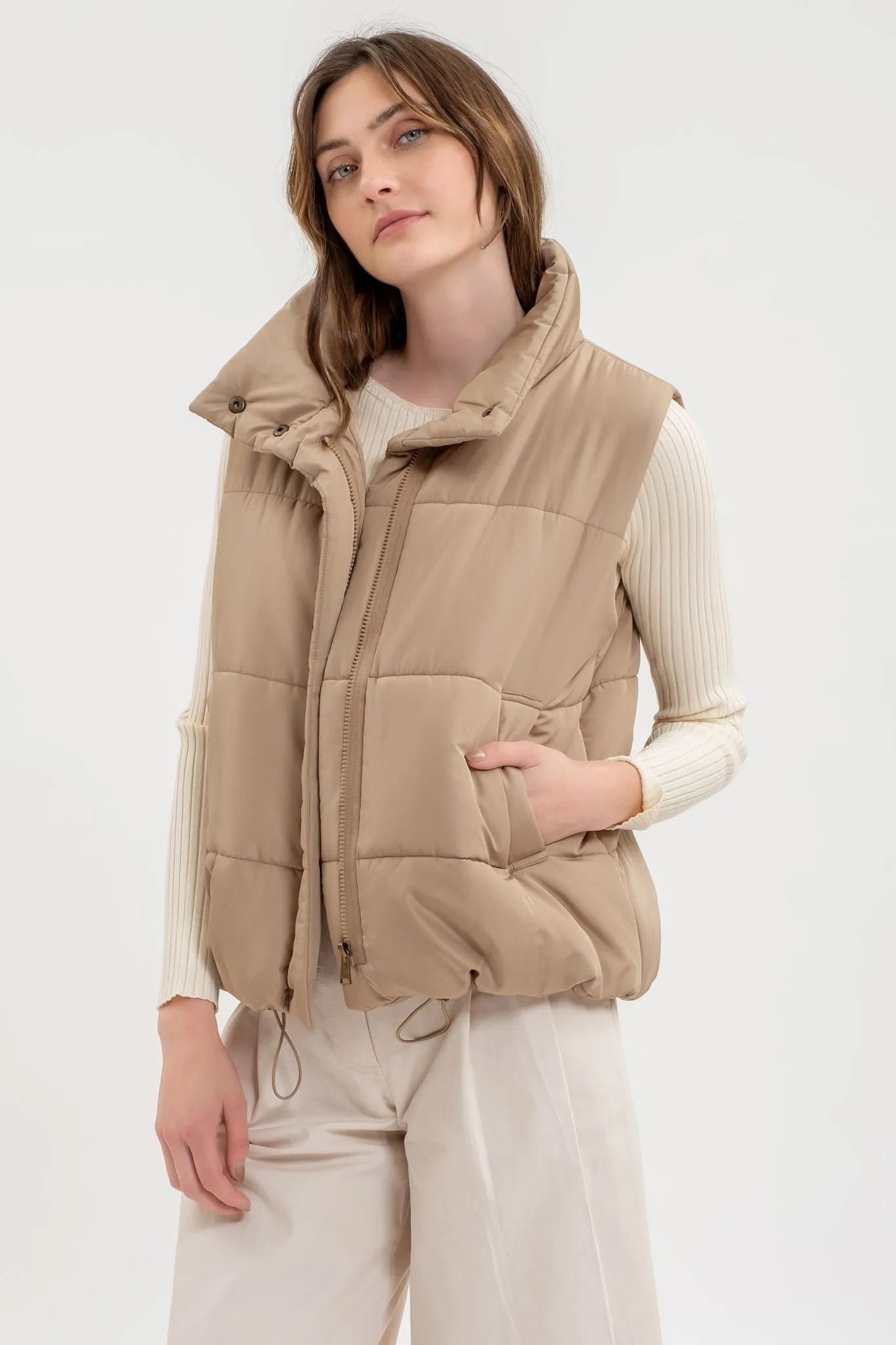 On The Go Vest - Mocha