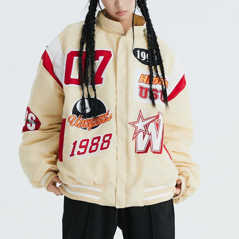 PopFlying Thicken Bomber Jacket Embroidery 07