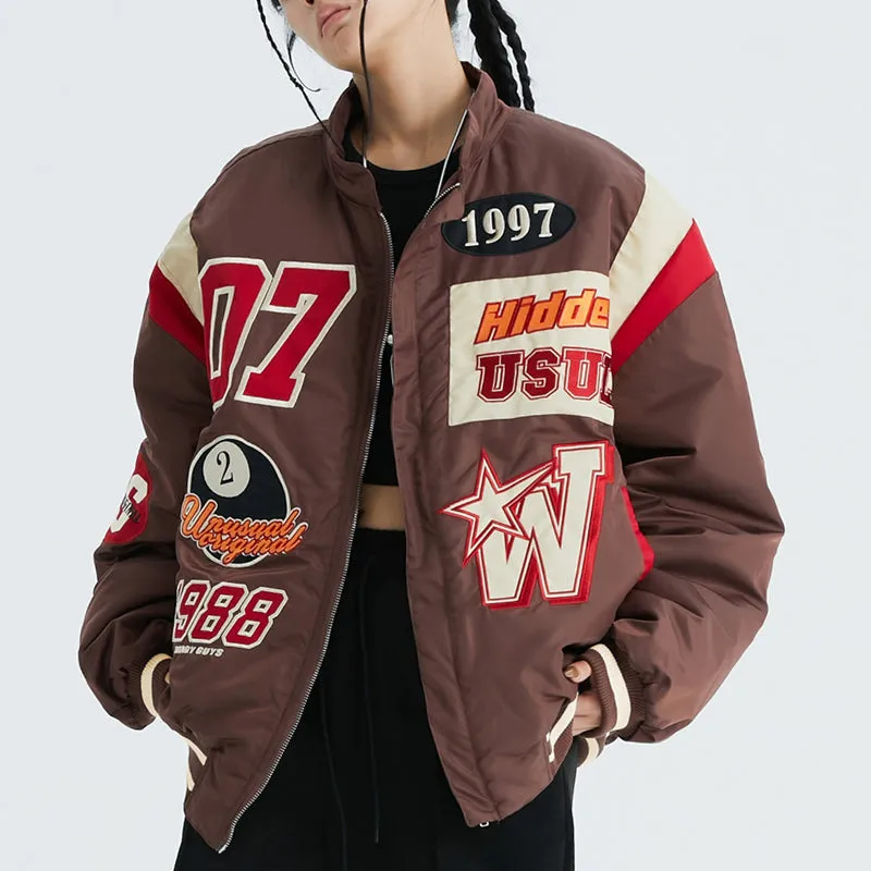 PopFlying Thicken Bomber Jacket Embroidery 07