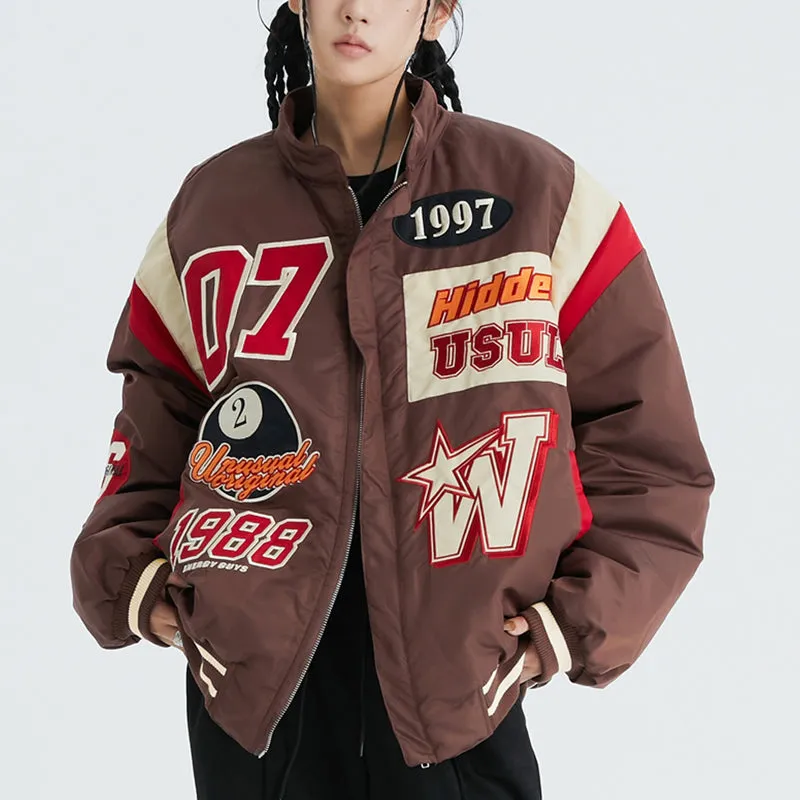 PopFlying Thicken Bomber Jacket Embroidery 07