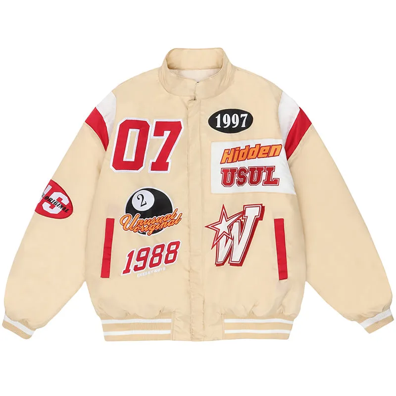 PopFlying Thicken Bomber Jacket Embroidery 07