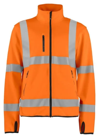 Projob 6105 High Visibility Softshell Jacket Lite Yellow/Black - Be Seen and Stay Safe on the Job