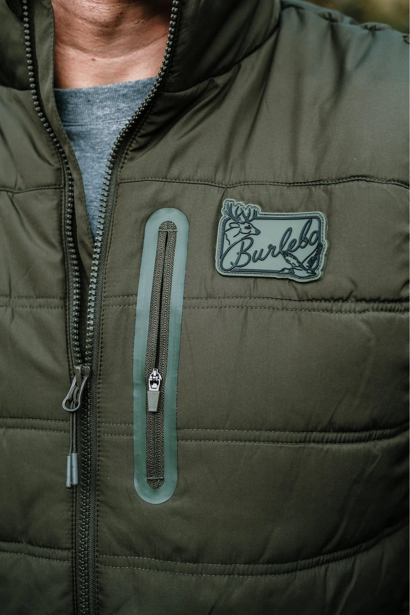 Puffer Vest - Mallard Green