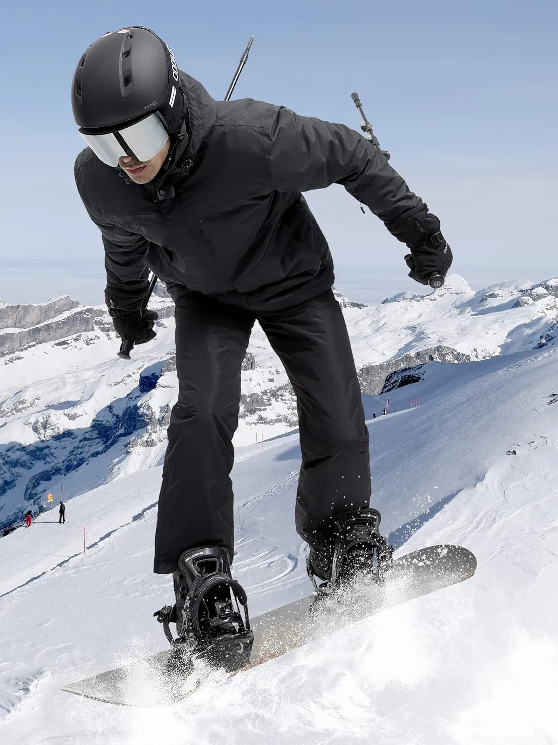 "Stay Warm and Dry in Style with the Ultimate Protection: Men's Waterproof Ski Snow Jacket!"