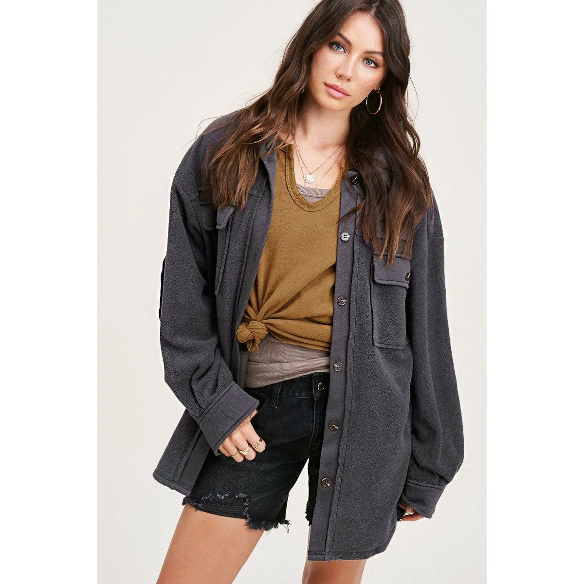 Rachel Fleece Shacket