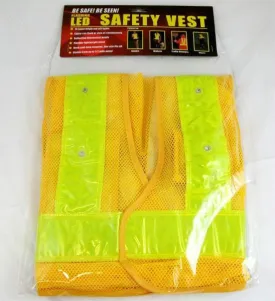 Reflective Safety Vest With 16 Led Light