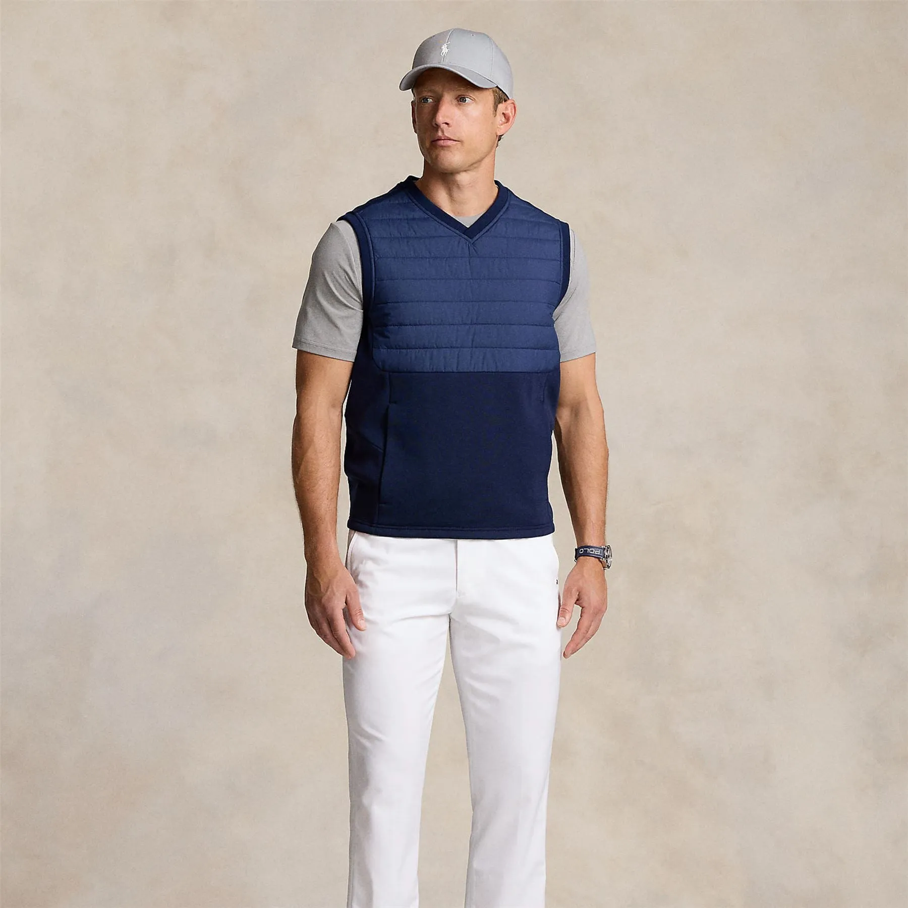 RLX Heavytech Wool Classic Fit Vest Refined Navy - AW24