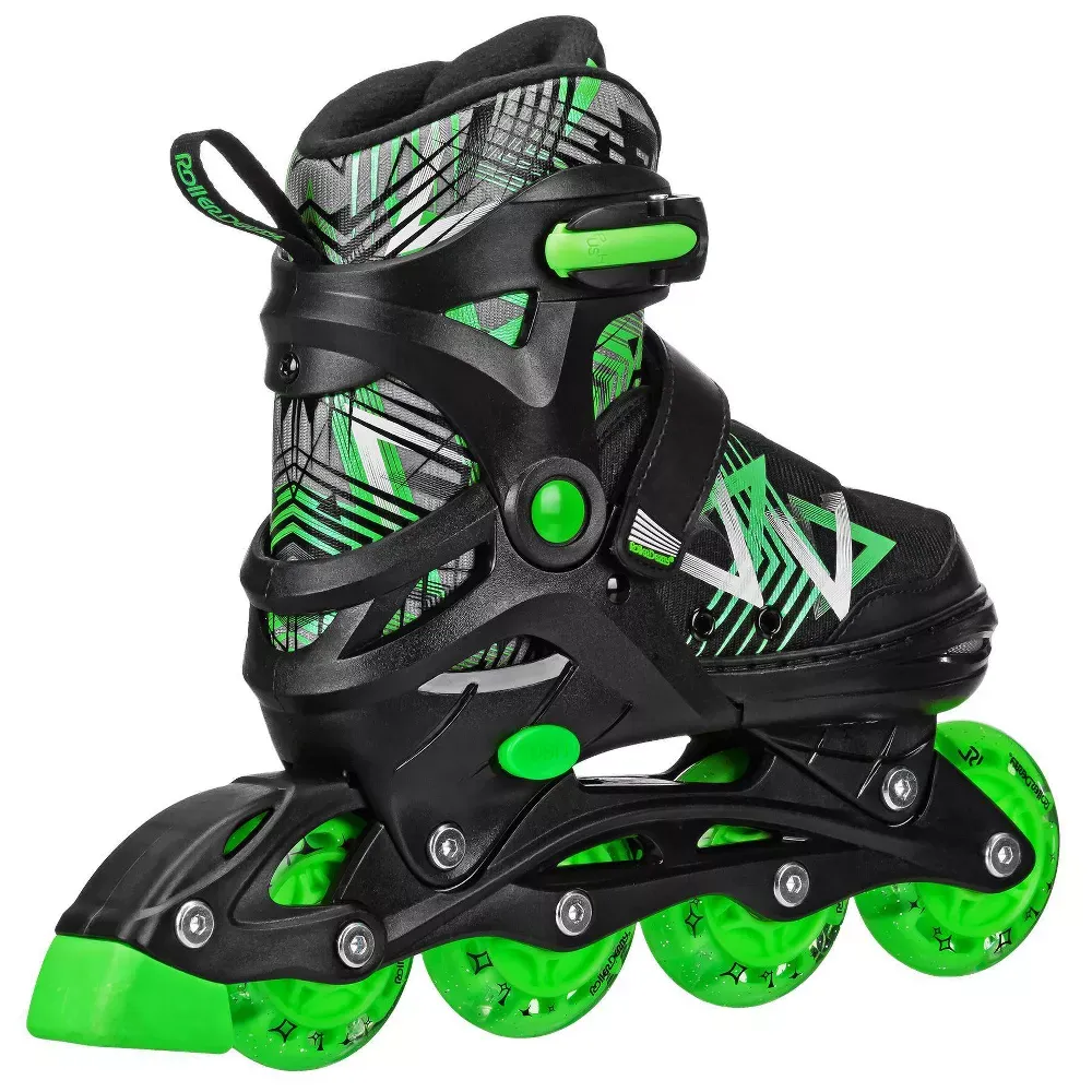 Roller Derby Stryde Inline Skates Black/Green 2-5