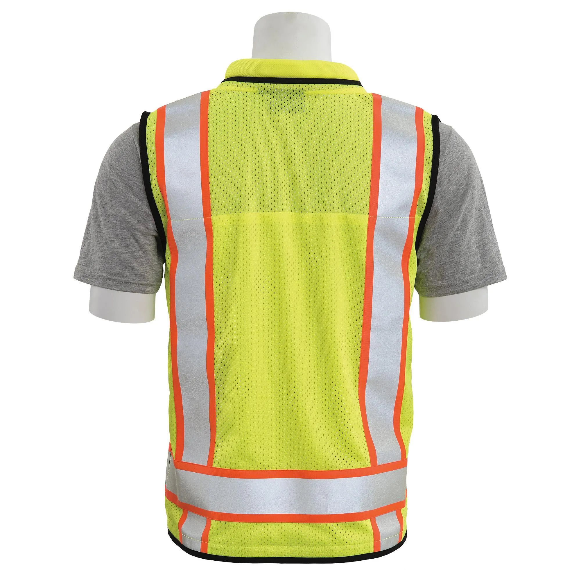 S252C Class 2 Deluxe Surveyor's Multi-Pocket Safety Vest 1pc