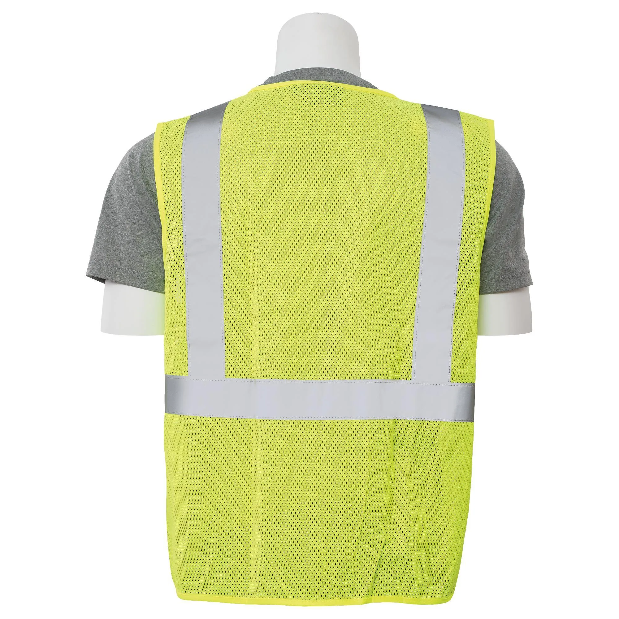 S362P Class 2 Economy Mesh Safety Vest with Pockets 1pc