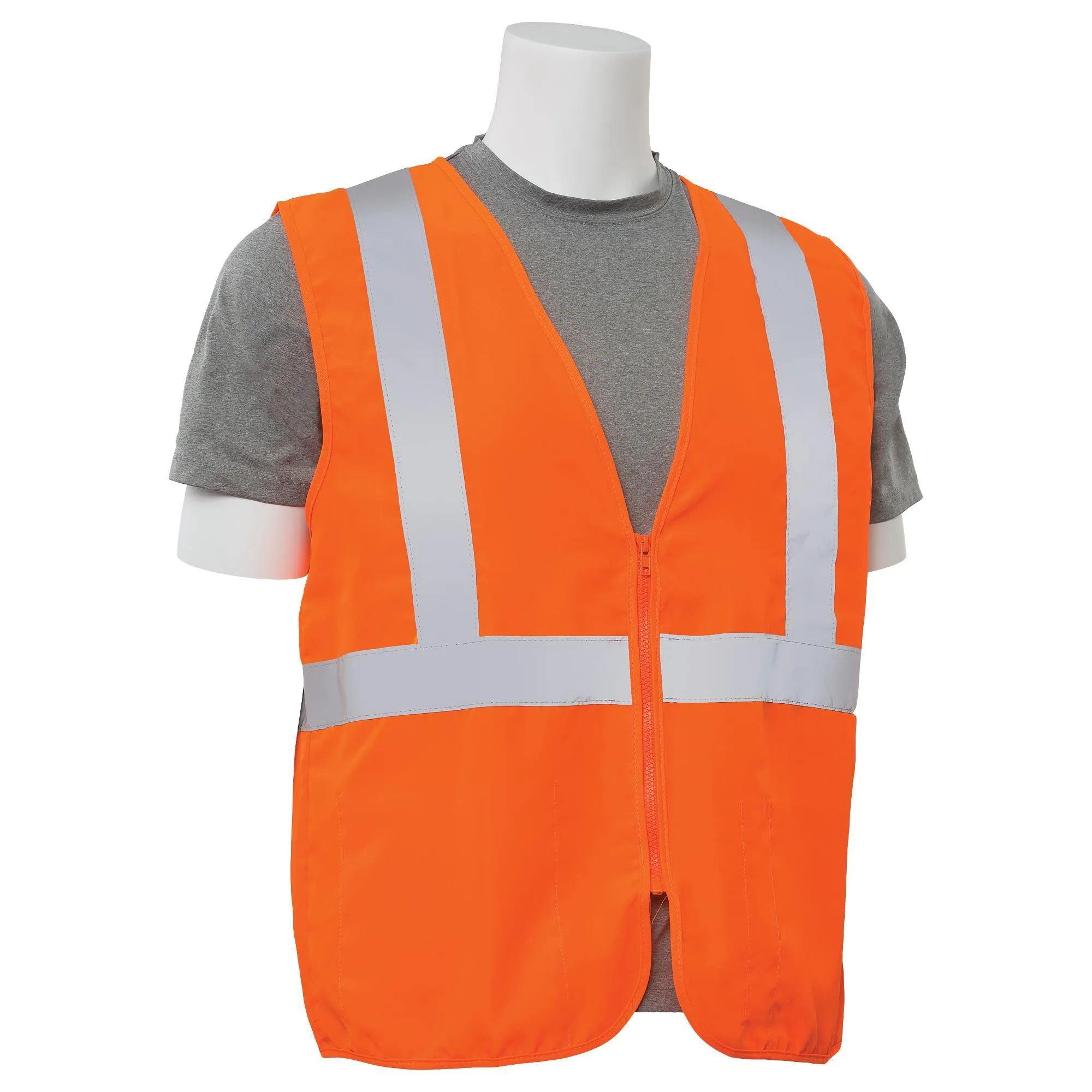 S388Z Class 2 Oxford Economy Zipper Safety Vest 1pc