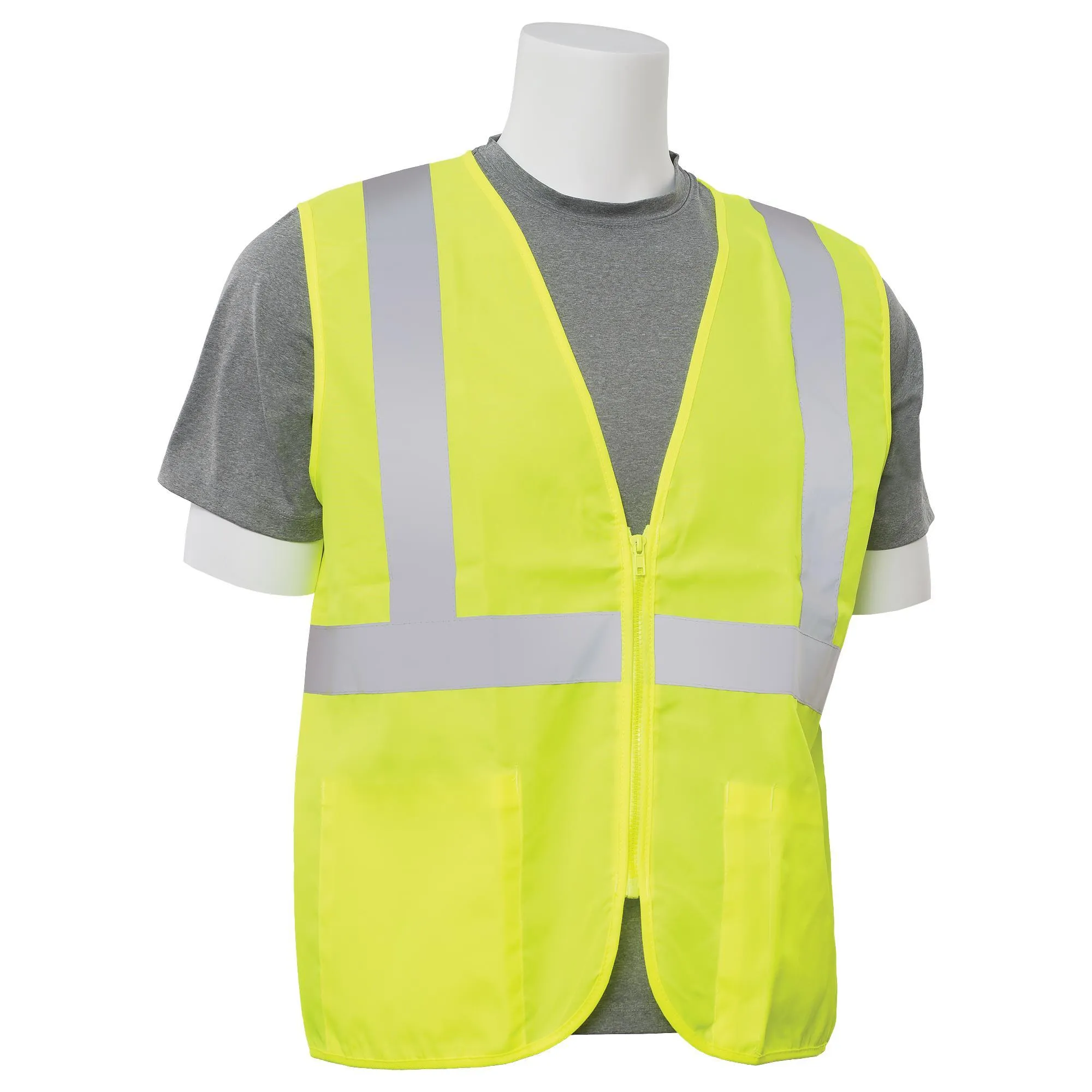 S388Z Class 2 Oxford Economy Zipper Safety Vest 1pc