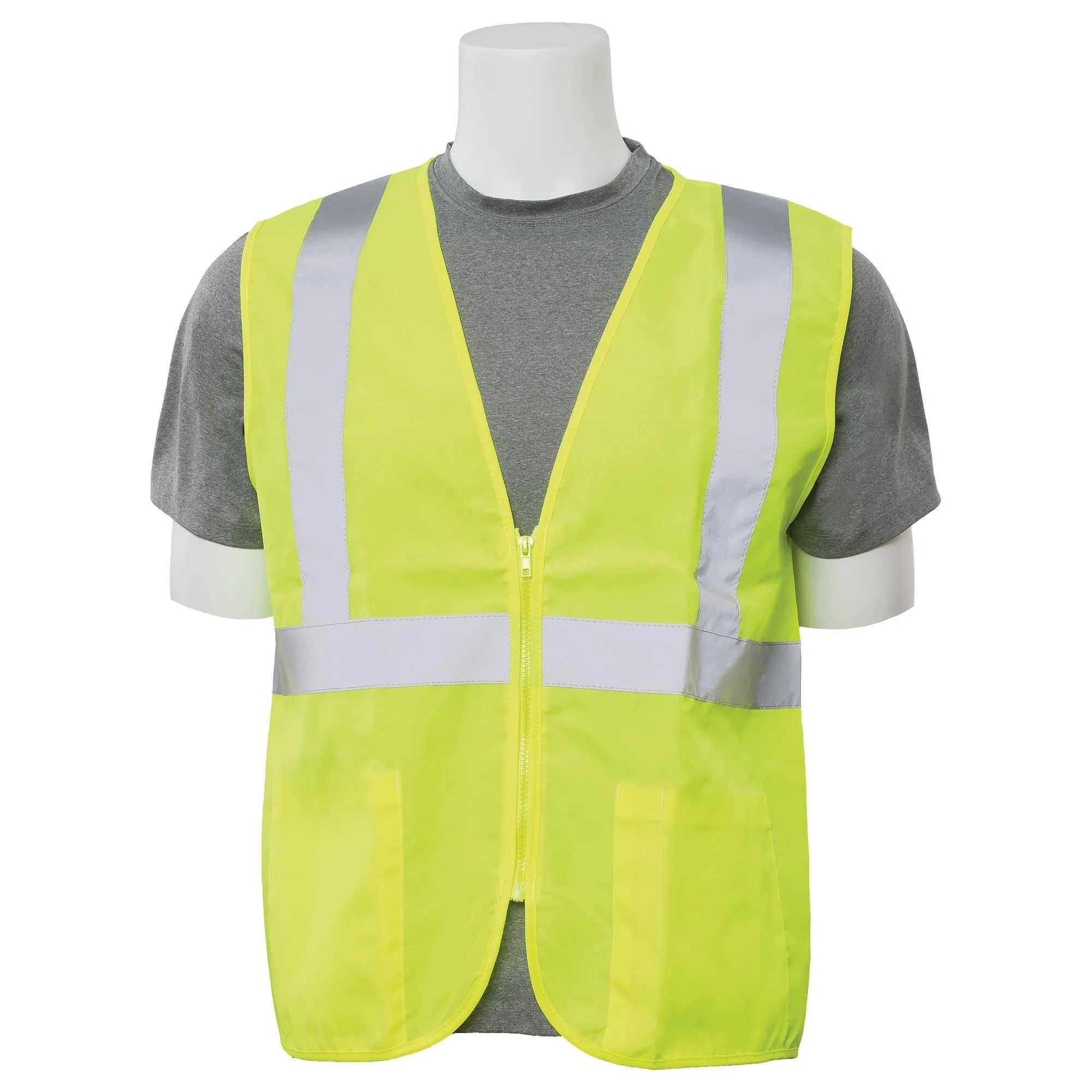 S388Z Class 2 Oxford Economy Zipper Safety Vest 1pc