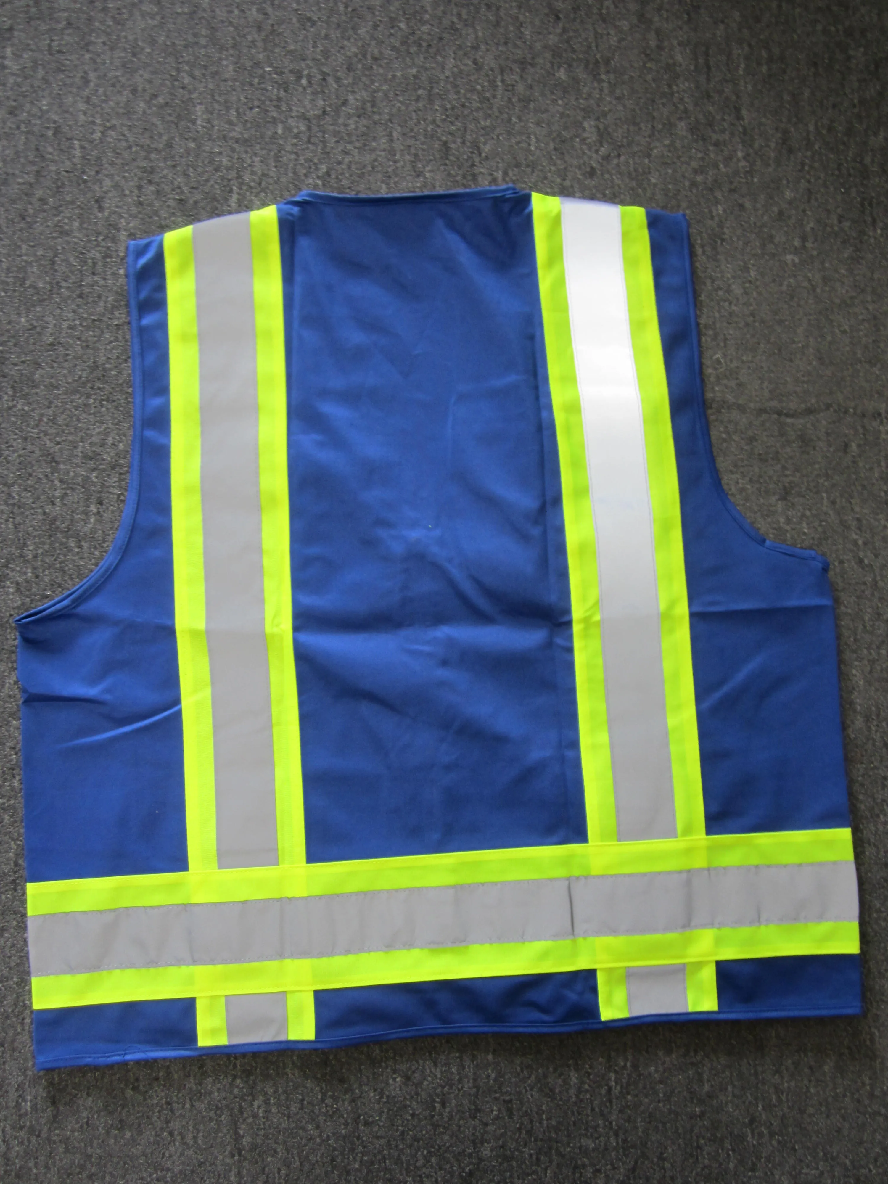 Safety Vest with Pull up Zipper Plus Size FAB-21132 PLUS